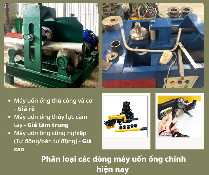 Cập nhật bảng giá máy uốn ống mới nhất hiện nay