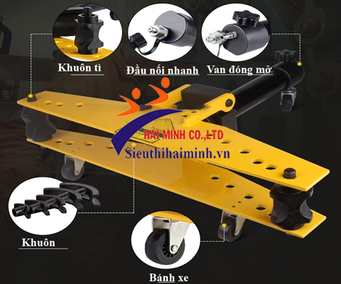 Cấu tạo của Máy uốn ống thủy lực HMSYW2
