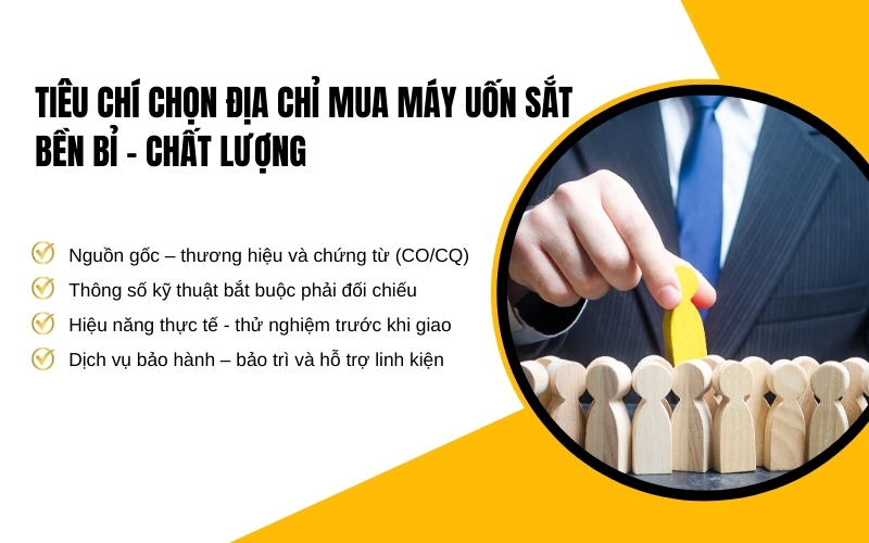 Tiêu chí chọn địa chỉ mua máy uốn sắt bền bỉ – chất lượng