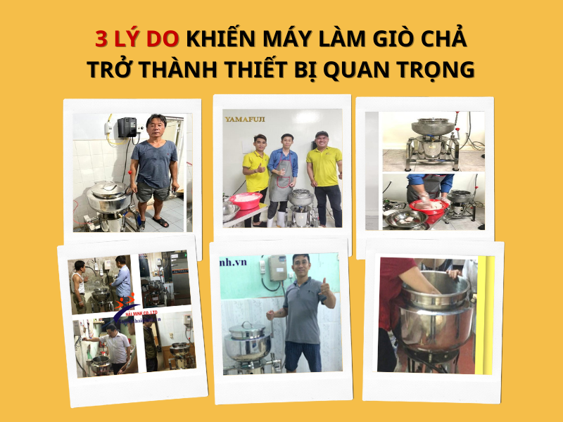 3 lý do khiến máy làm giò chả trở thành thiết bị quan trọng