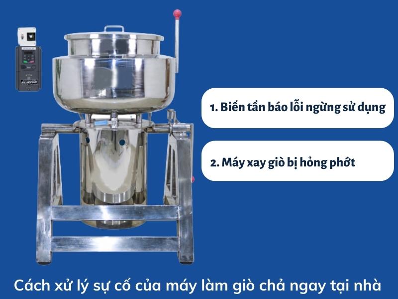 Cách xử lý sự cố của máy làm giò chả ngay tại nhà