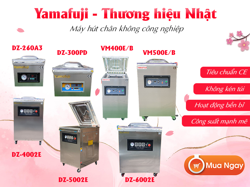 Chất lượng máy hút chân không Yamafuji