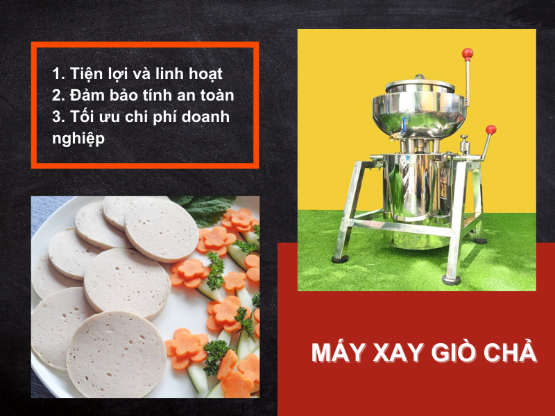 Lợi ích của máy xay giò chả