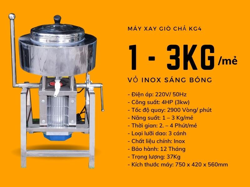  Máy xay giò chả gia đình KG4