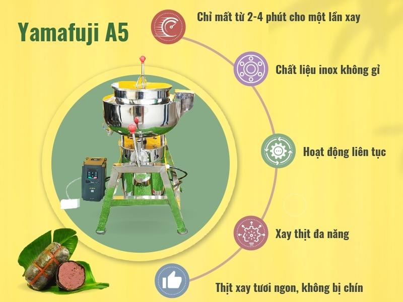 Máy xay giò chả Yamafuji A5