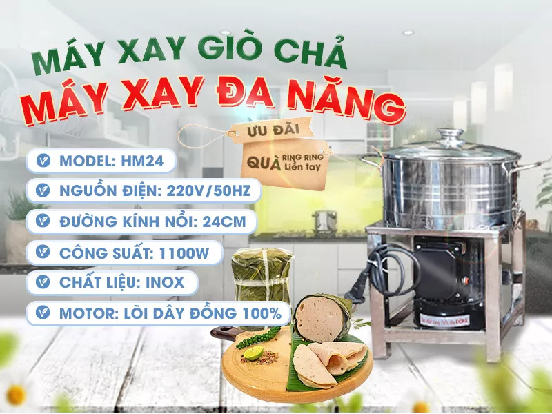 Máy xay giò chả đa năng HM24