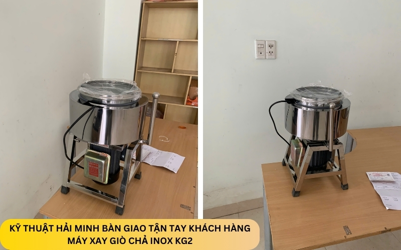 Máy xay giò chả inox KG2
