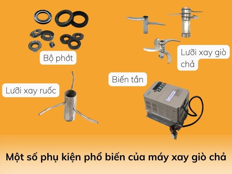 Cung cấp thêm cả phụ kiện và dịch vụ sửa chữa máy xay giò chả