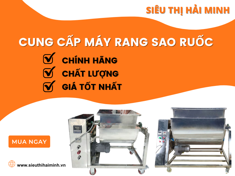 Siêu thị Hải Minh cung cấp máy rang sao ruốc chất lượng giá tốt
