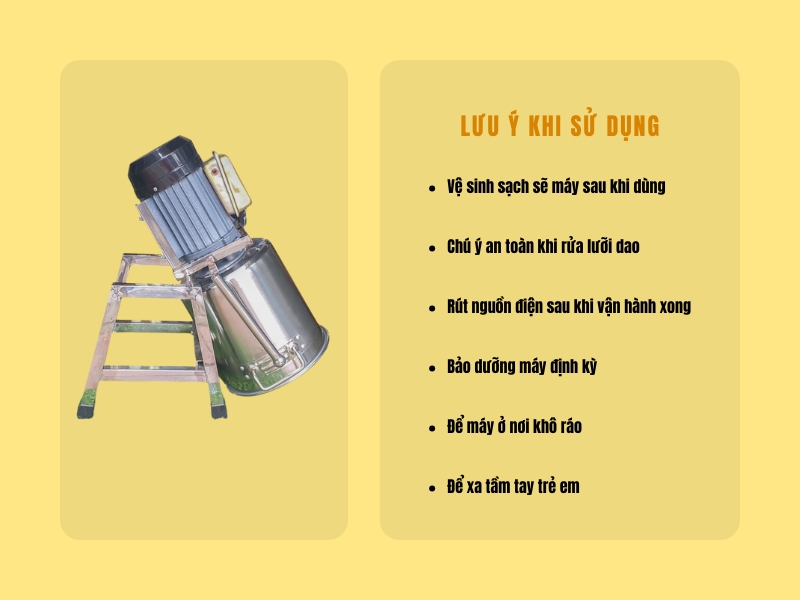 Lưu ý khi sử dụng máy xay đa năng HM1100