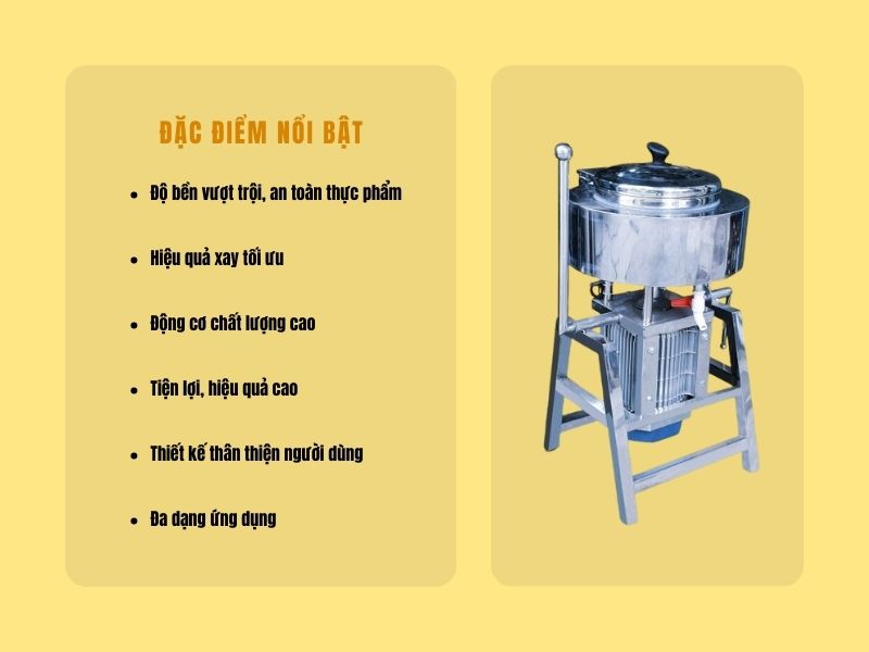 Ưu điểm nổi bật của máy xay giò chả inox KG4 