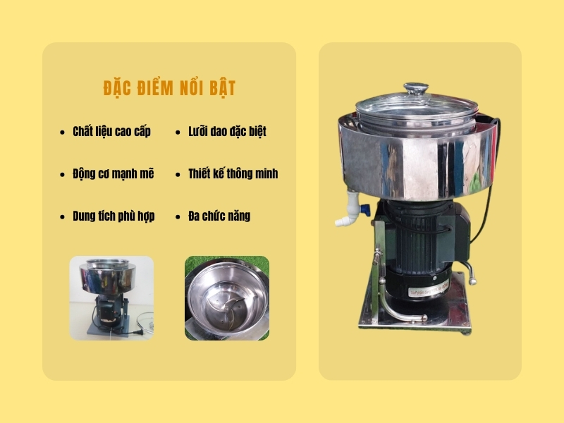 Đặc điểm nổi bật của máy xay làm giò chả KG1 