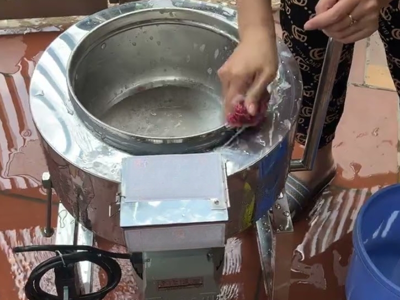 Vệ sinh máy xay giò chả