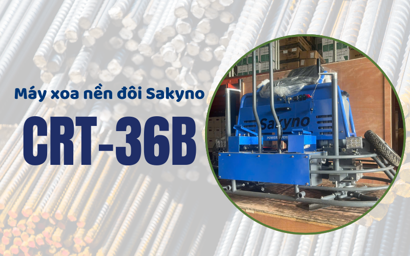 Máy xoa nền đôi Sakyno CRT-36B