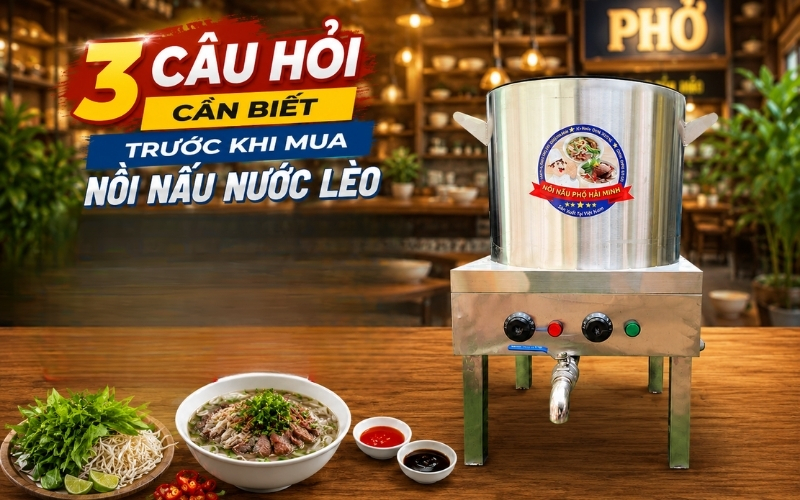 3 câu hỏi cần biết trước khi mua nồi nấu nấu nước lèo