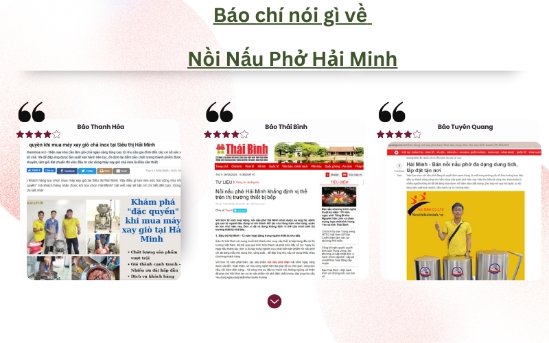 Hải Minh nhận lắp đặt nồi nấu phở tận nơi