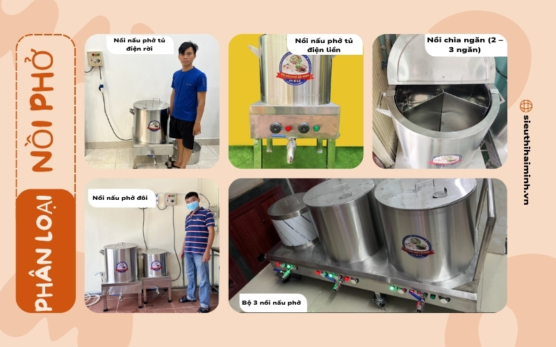 Các loại nồi nấu phở điện chính trên thị trường hiện nay