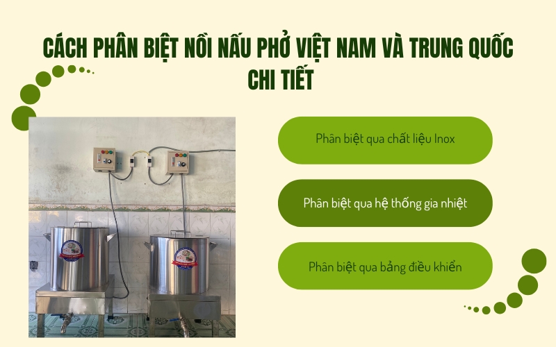 Cách phân biệt nồi nấu phở Việt Nam và Trung Quốc chi tiết