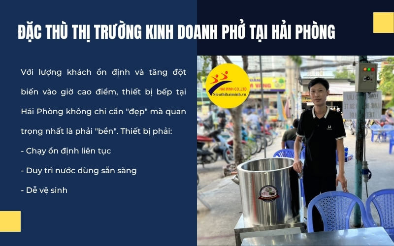 Đặc thù thị trường kinh doanh phở tại Hải Phòng