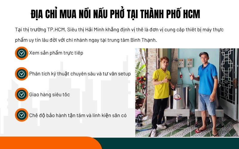 Địa chỉ mua nồi nấu phở tại thành phố HCM