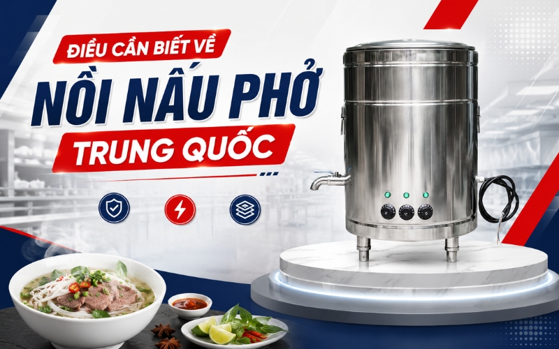 Điều cần biết về nồi nấu phở trung Quốc 