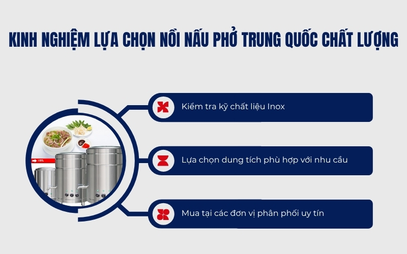 Kinh nghiệm lựa chọn nồi nấu phở Trung Quốc chất lượng