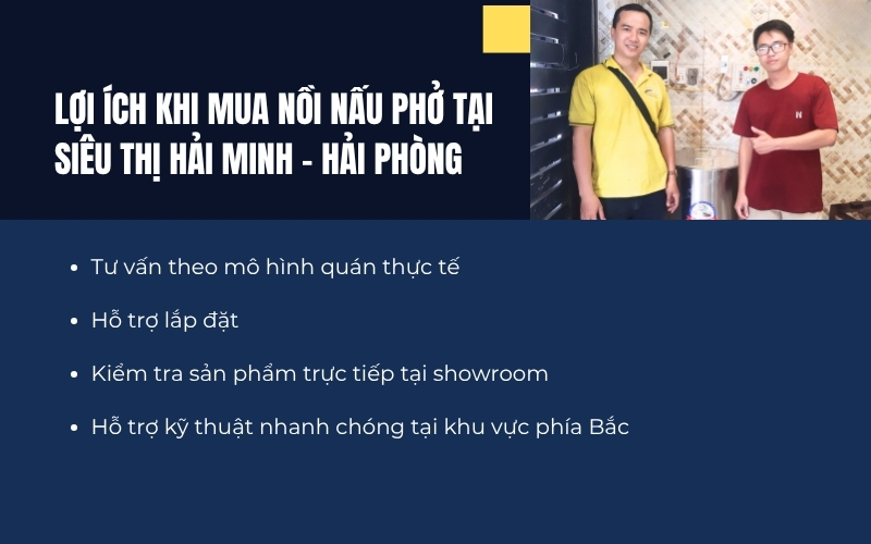 Lợi ích khi mua nồi nấu phở tại Siêu thị Hải Minh - Hải Phòng