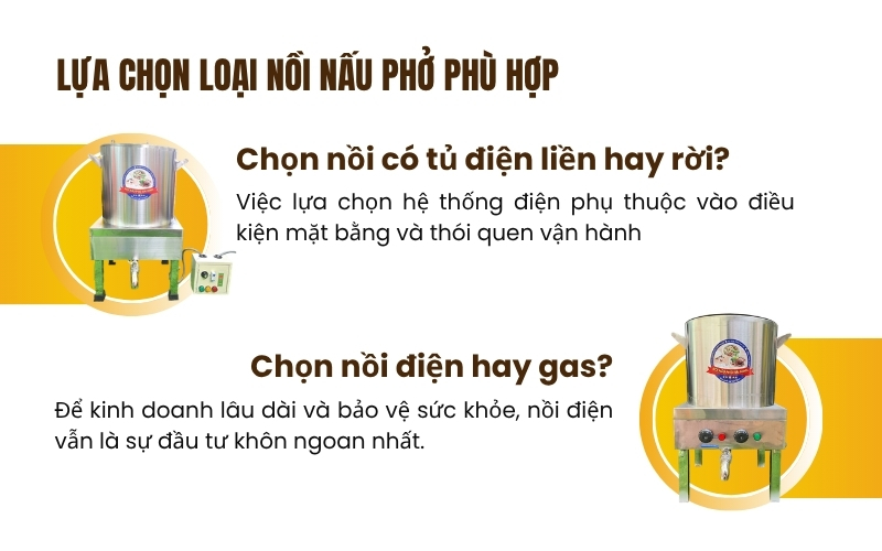 Lựa chọn loại nồi nấu phở phù hợp