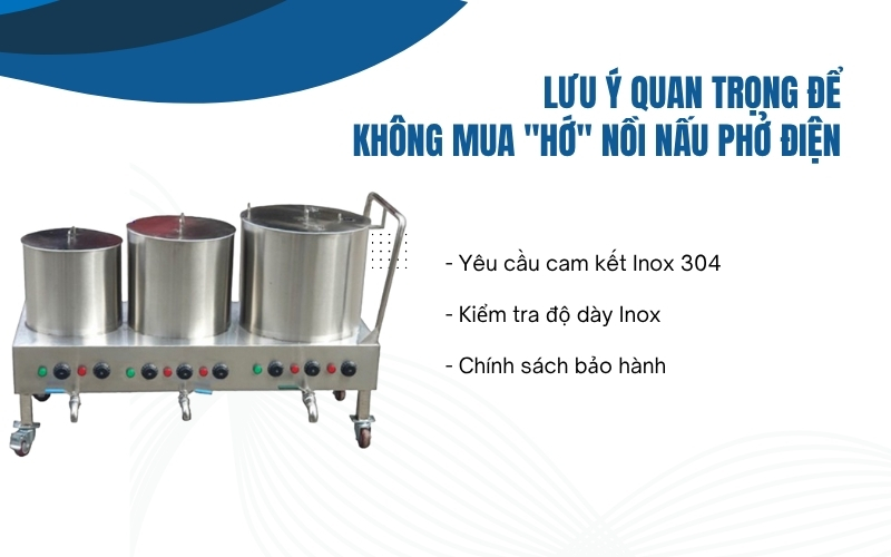 Lưu ý quan trọng để không mua 