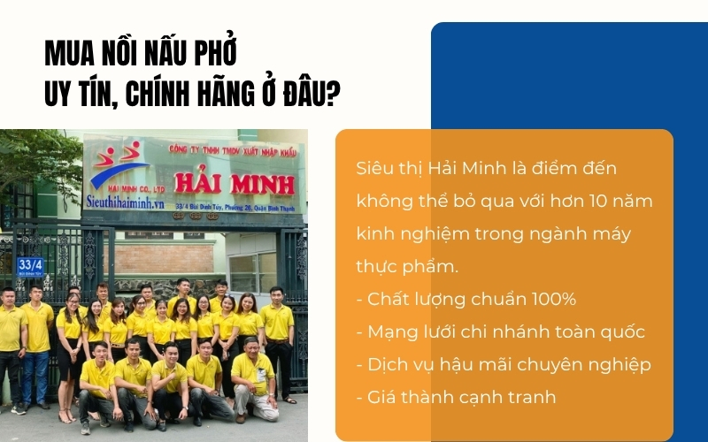 Mua nồi nấu phở uy tín, chính hãng ở đâu?