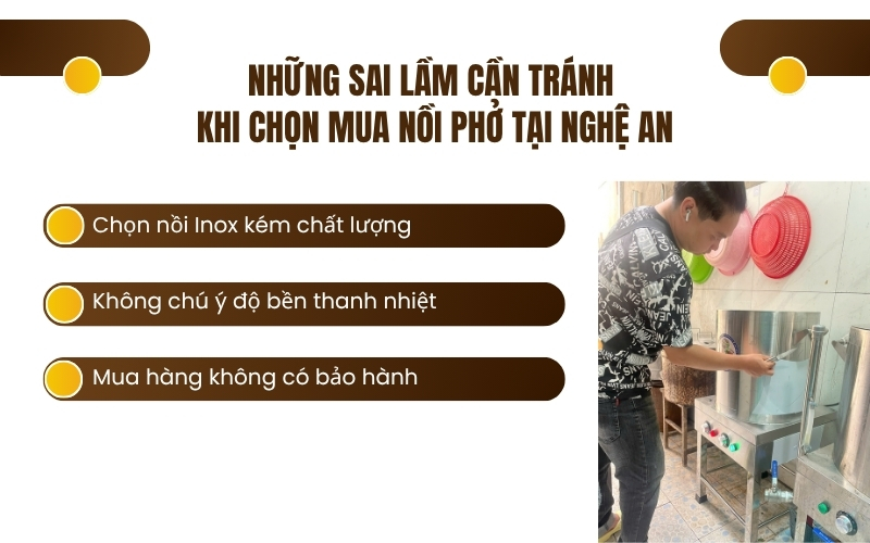 Những sai lầm cần tránh khi chọn mua nồi phở tại Nghệ An