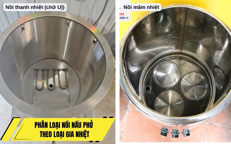 Nồi điện nấu phở thanh nhiệt và mâm nhiệt