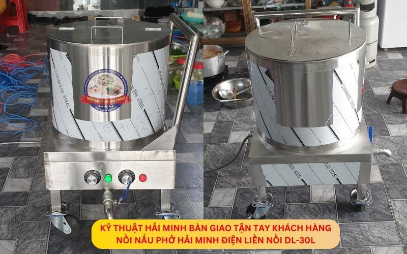 Nồi nấu phở Hải Minh điện liền nồi DL-30L