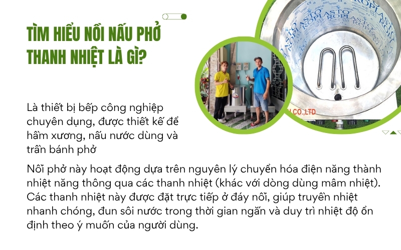 Tìm hiểu Nồi nấu phở thanh nhiệt là gì?
