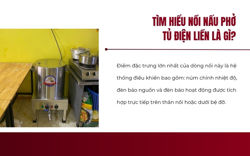 Tìm hiểu Nồi nấu phở tủ điện liền là gì?