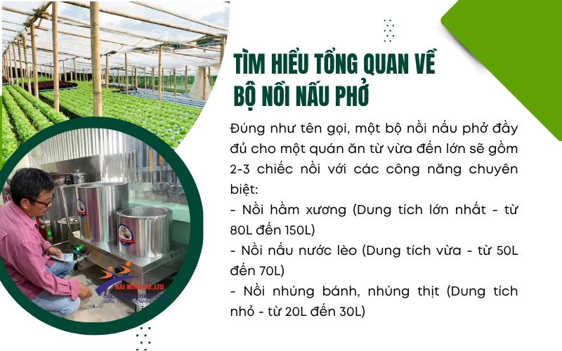 Tìm hiểu tổng quan về bộ nồi nấu phở