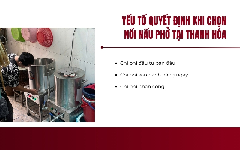 Yếu tố quyết định khi chọn nồi nấu phở tại Thanh Hóa