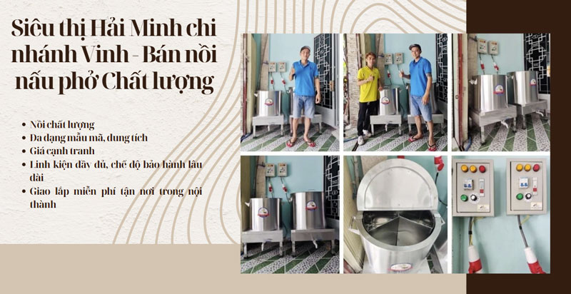 Siêu thị Hải Minh chi nhánh Vinh - Bán nồi nấu phở Chất lượng