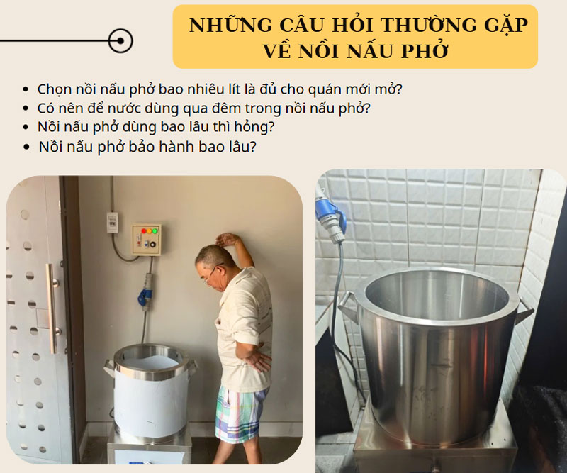 Top những câu hỏi thường gặp về nồi nấu phở