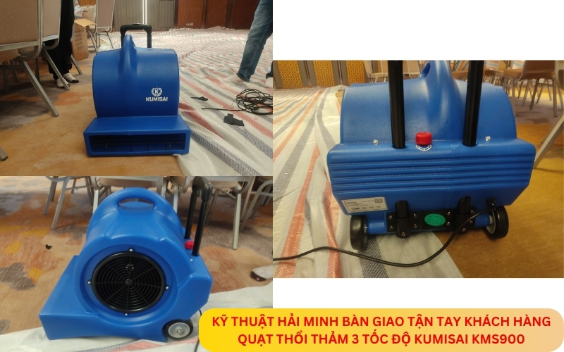 Quạt thổi thảm 3 tốc độ Kumisai KMS900
