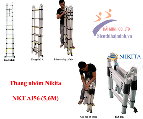 Thang nhôm Nikita NKT AI56 (5,6M)