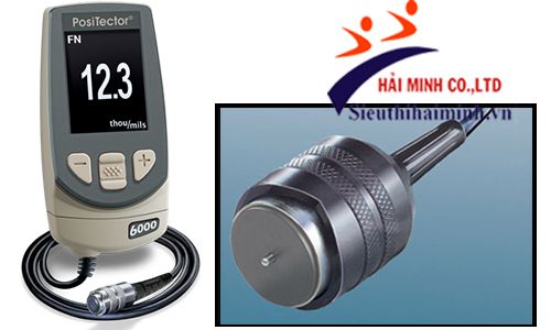 Máy đo độ dày lớp phủ PosiTector 6000 NKS1 và chi tiết đầu đo