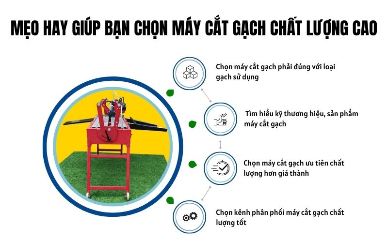 4 mẹo hay khi chọn mua máy cắt gạch