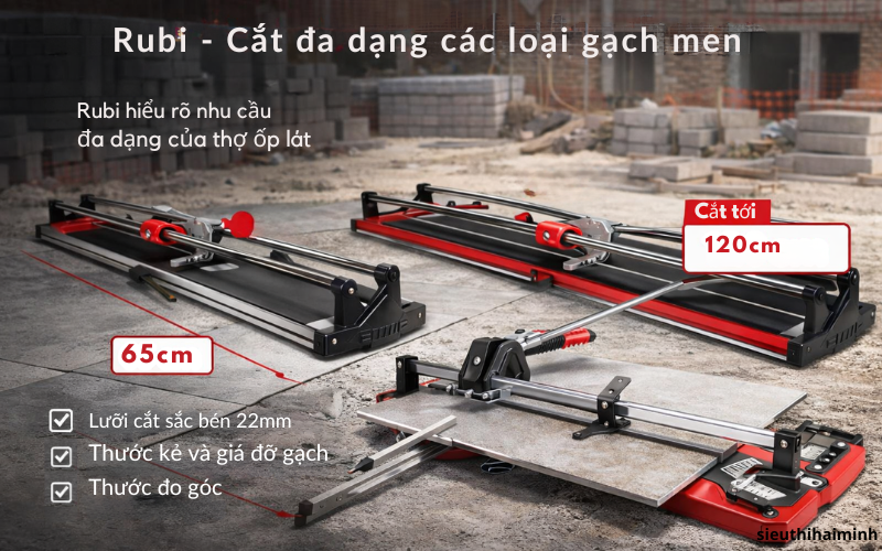 Máy cắt gạch Rubi linh hoạt và bền bỉ
