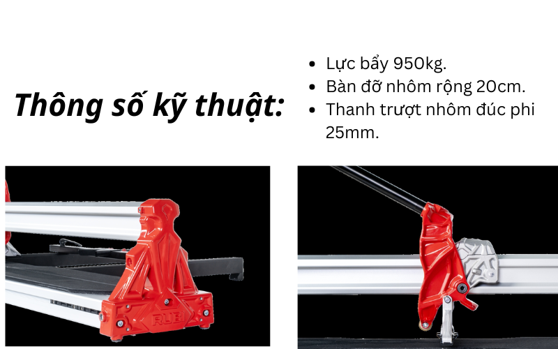 Bàn cắt gạch CHEETAH-1200 (Kèm bộ cử đôi) 