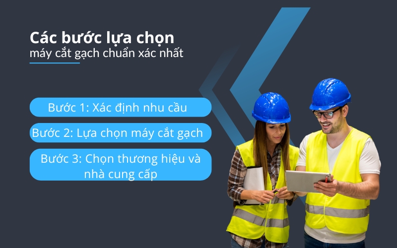 Các bước lựa chọn máy cắt gạch chuẩn xác nhất