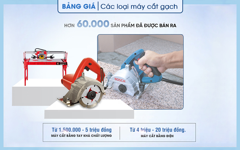 Chi phí mua máy cắt gạch tại Hà Nội 