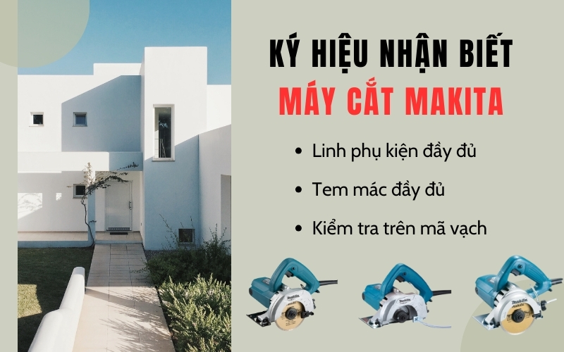 Ký hiệu nhận biết máy cắt Makita