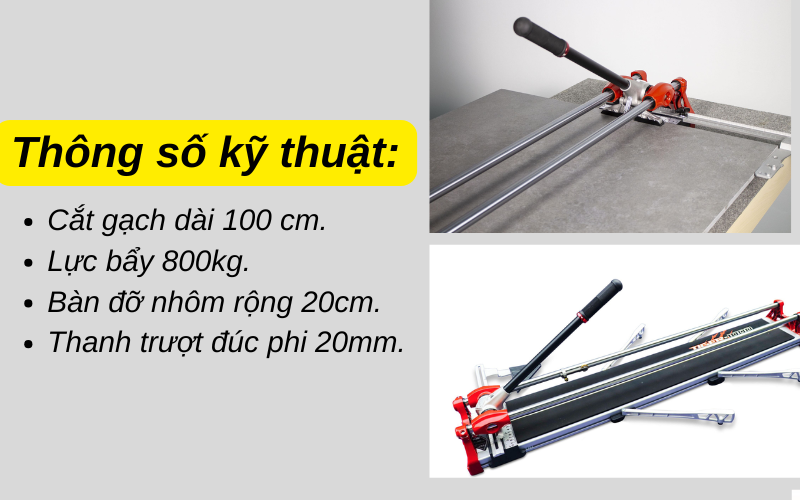 Máy cắt gạch Rubi Tiger-1000 Magnet