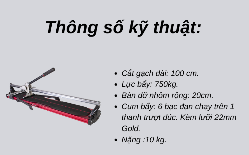 Máy cắt gạch X-One-100 Plus